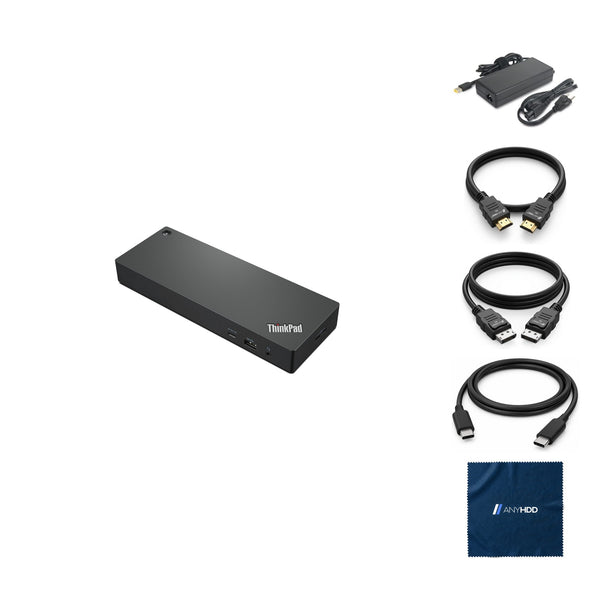 Lenovo 40B00135US Docking Station Thunderbolt 4 Dock: What's in the box