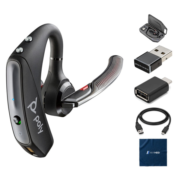 Plantronics Voyager 5200-UC for Bluetooth Headset Earpiece Bundle 206110-101: What's in the box