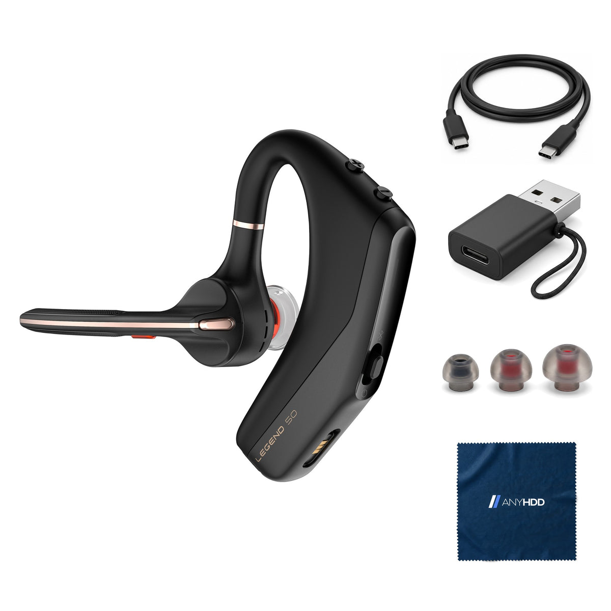 Poly Voyager 50 for Bluetooth Headset: What's in the box