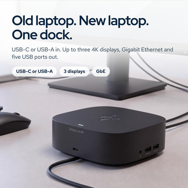 HP Universal Dock G2: On the desk