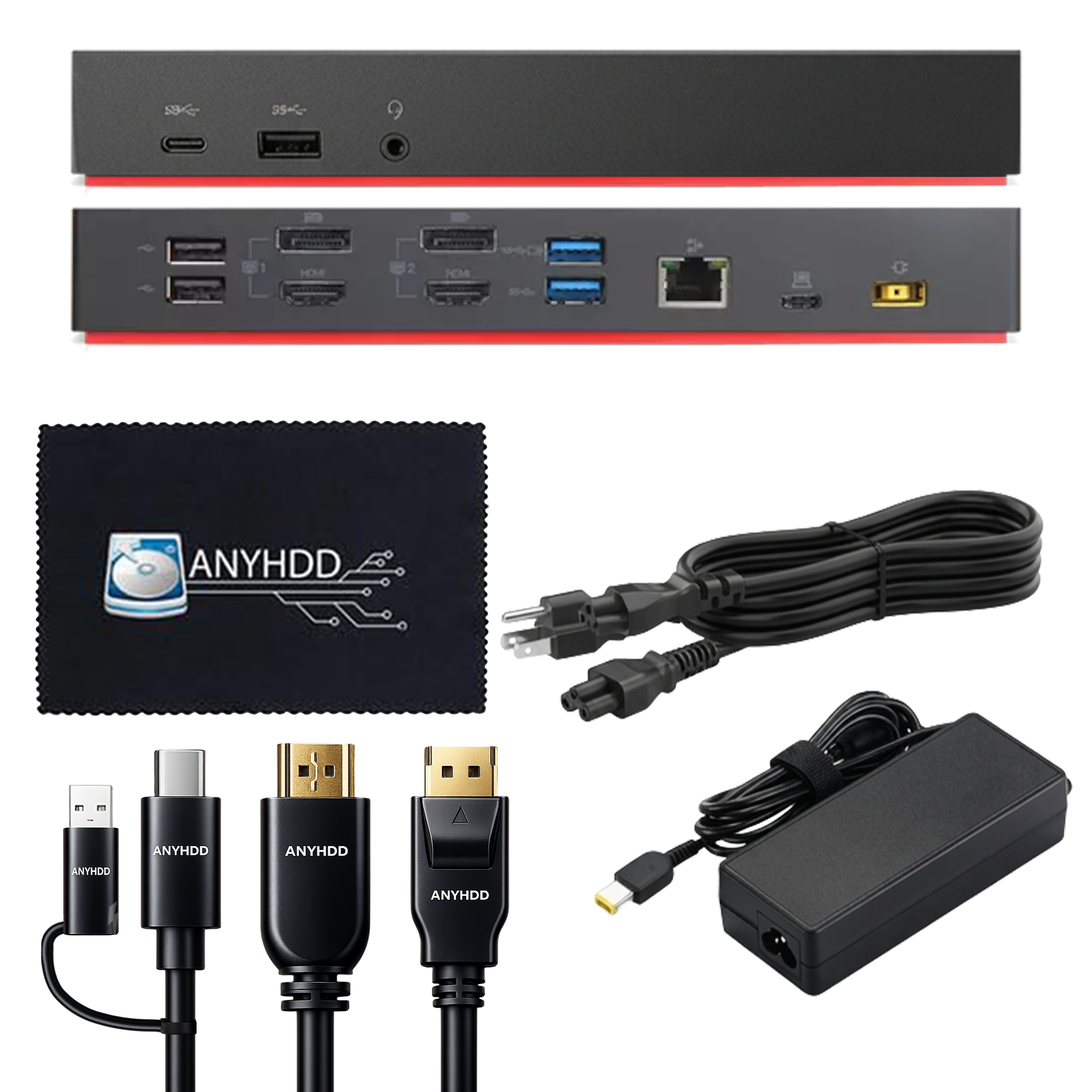 Lenovo 40AF0135US ThinkPad Hybrid USB-C with USB-A Dock