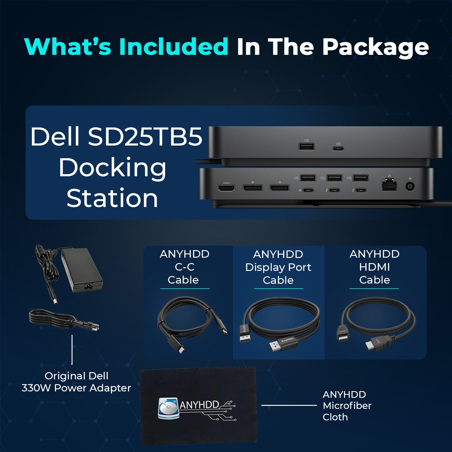 Dell Pro Thunderbolt 5 Smart Dock SD25TB5 300W Power Delivery