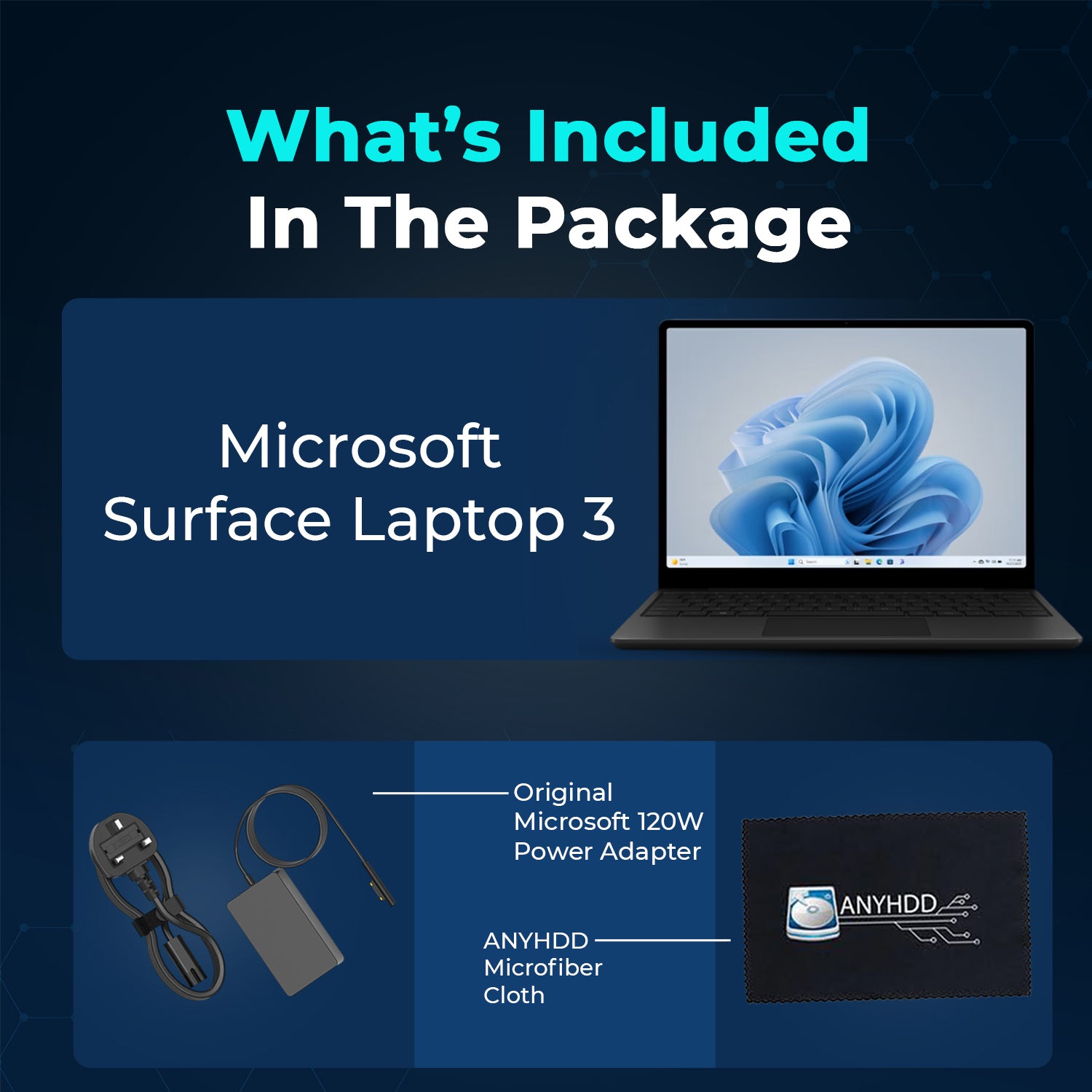Microsoft Surface Laptop 3 13.5″ Intel Core i7 16GB RAM 512GB SSD Touchscreen Laptop – Cobalt Blue with Alcantara Renewed