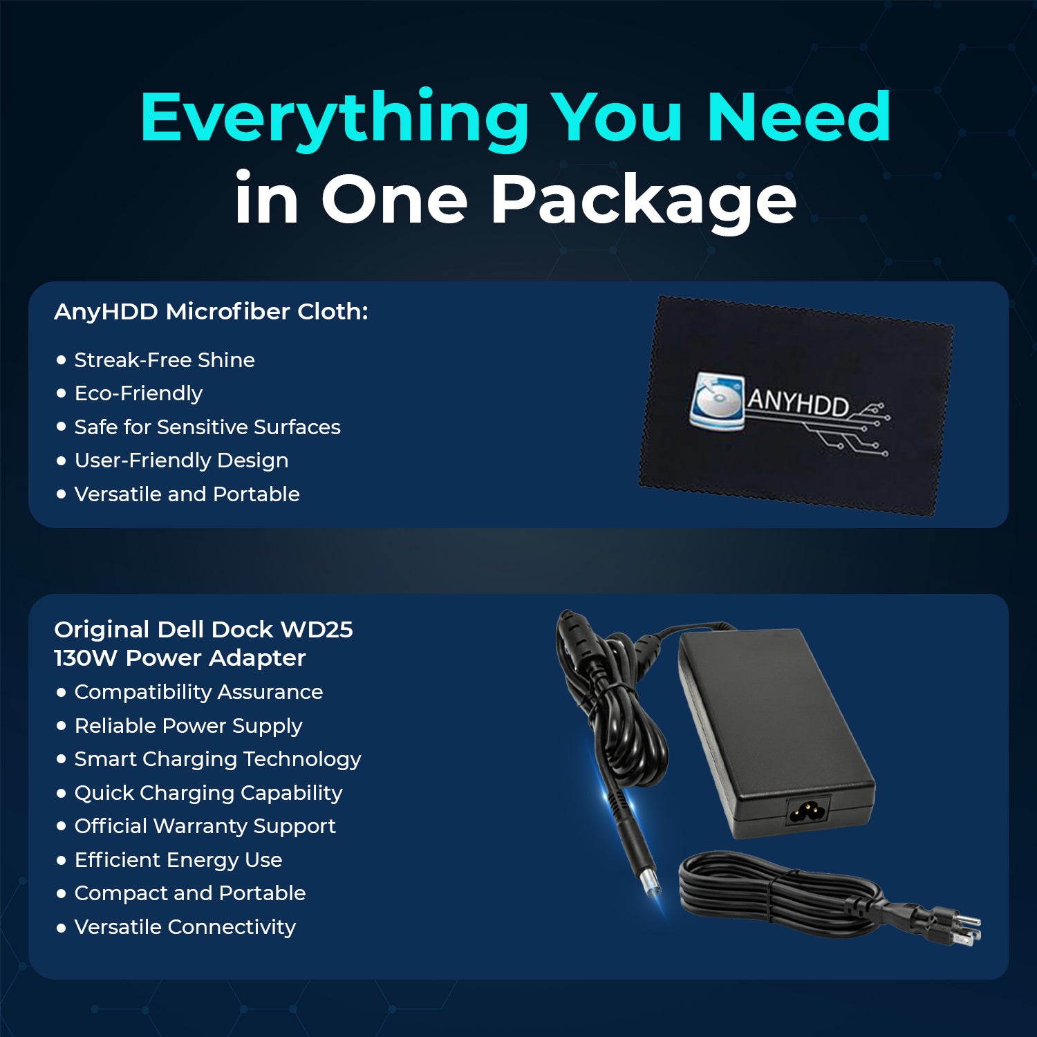Dell Pro Dock WD25 USB-C Docking Station with Dual 4K Display Support, 100W Power Delivery, Ethernet & Multi-Port Connectivity