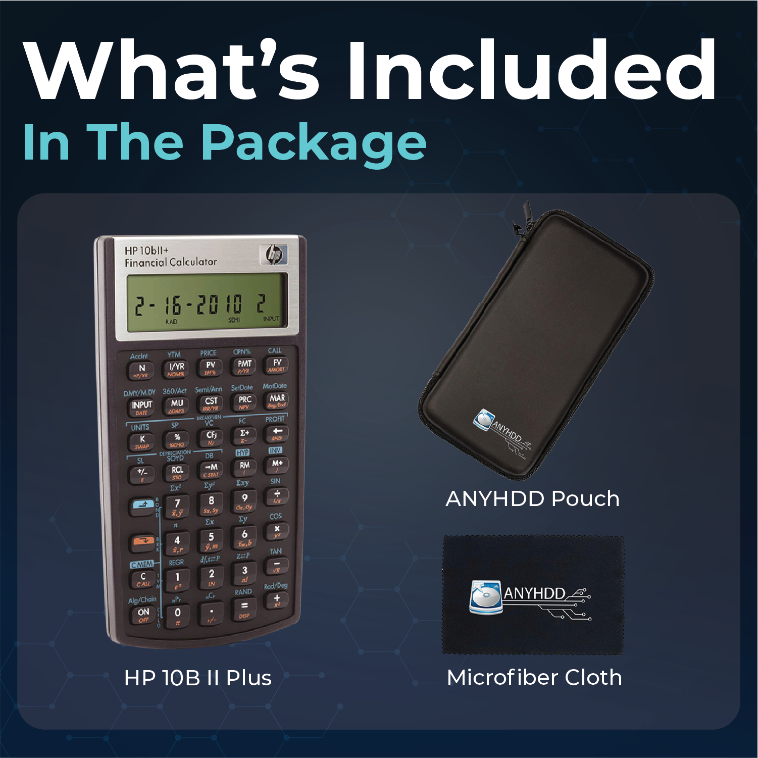 Financial Scientific Calculator for HP 10B II Plus/Hewlett Packard