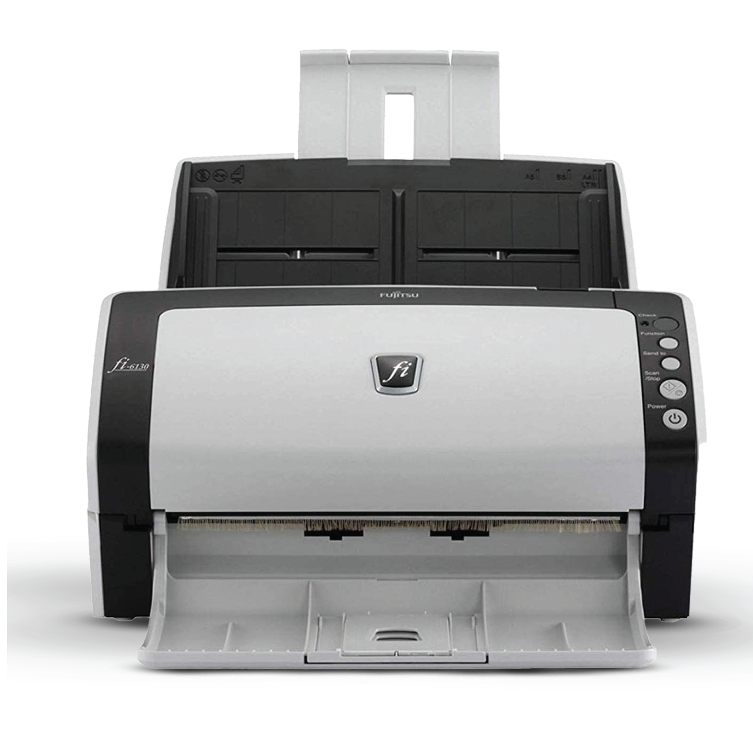 FI-6130Z Document Scanner Bundle - 1 Year Warranty, Sheet-Fed Document with 24V AC Adapter, USB 2.0 Cable & Microfiber Cleaning Cloth (Renewed)