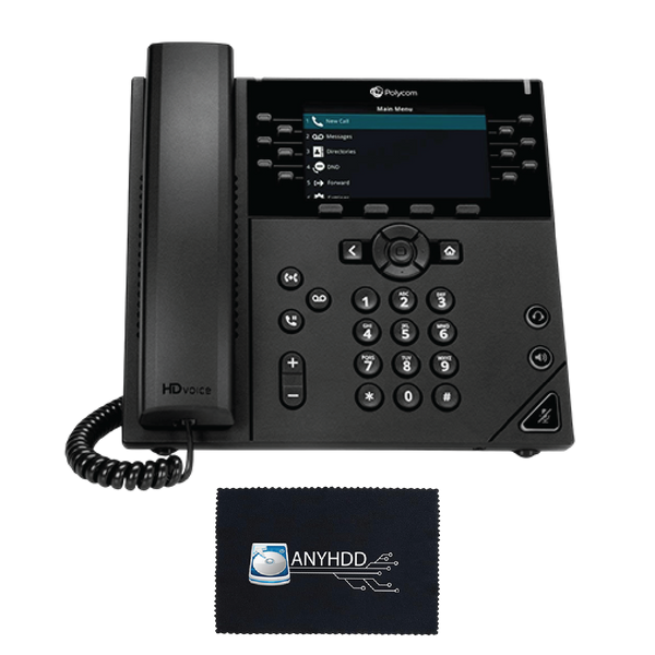 Poly VVX 450 Business IP Phone with Cloth