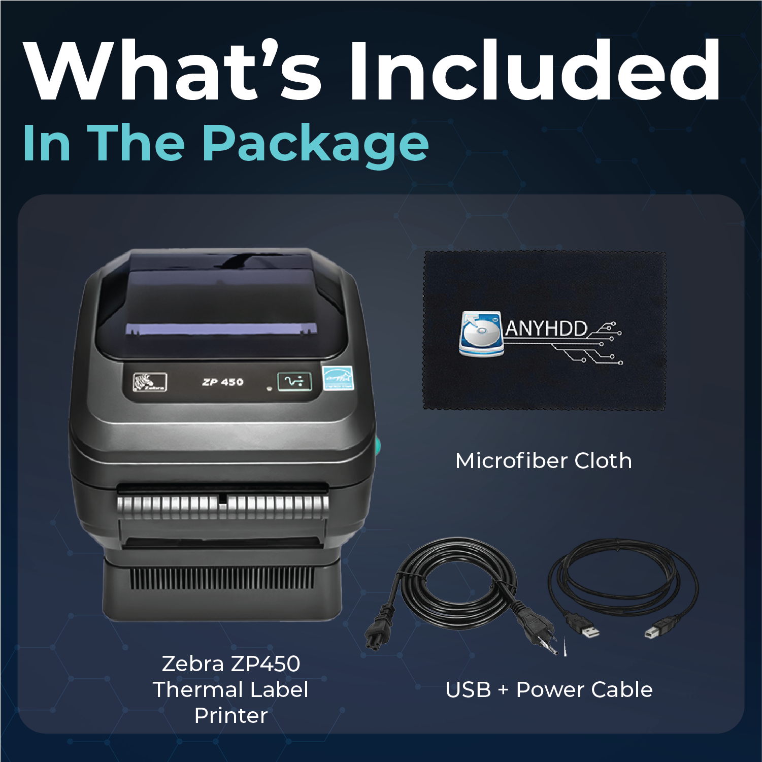 Zebra ZP450 Direct Thermal Barcode Label Printer for Shipping & E-Commerce, High-Speed 4x6 Label Printing