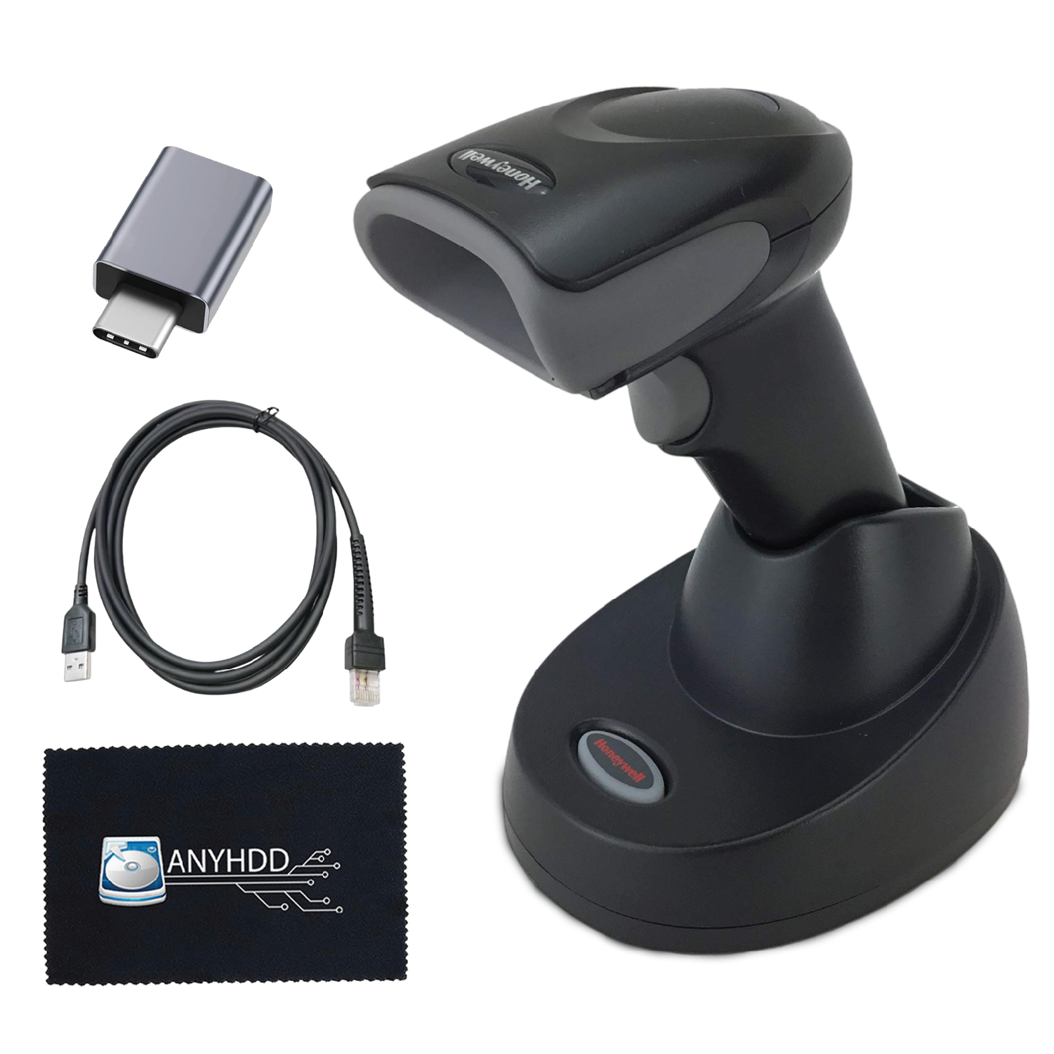Honeywell Voyager Extreme Performance (XP) 1472g Wireless Barcode Scanner – 2D/1D/PDF/Postal Reader with Cradle