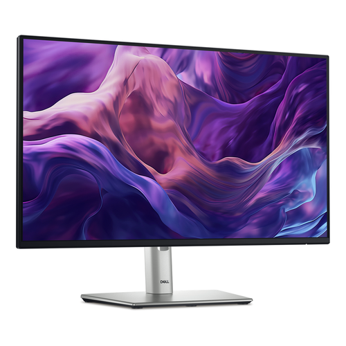Dell Pro 24 Plus P2425H monitor on its adjustable stand, three-quarter view