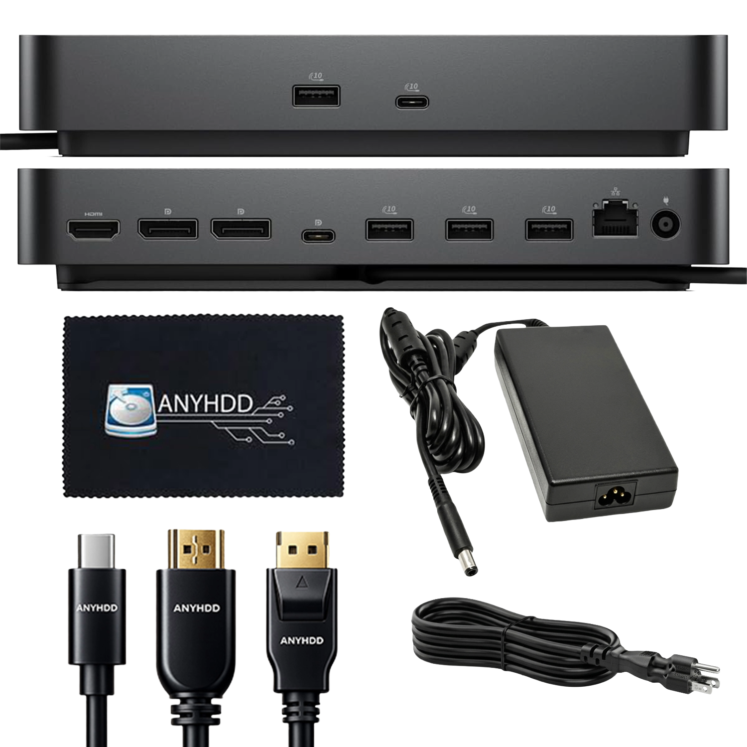 Dell Pro Dock WD25 USB-C Docking Station with Dual 4K Display Support, 100W Power Delivery, Ethernet & Multi-Port Connectivity