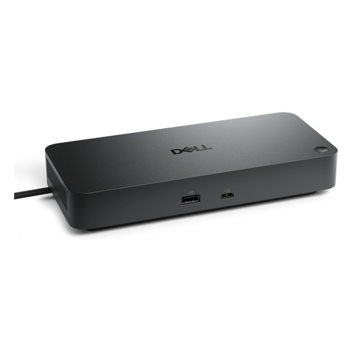 Dell Pro Dock WD25 USB-C docking station, three-quarter view