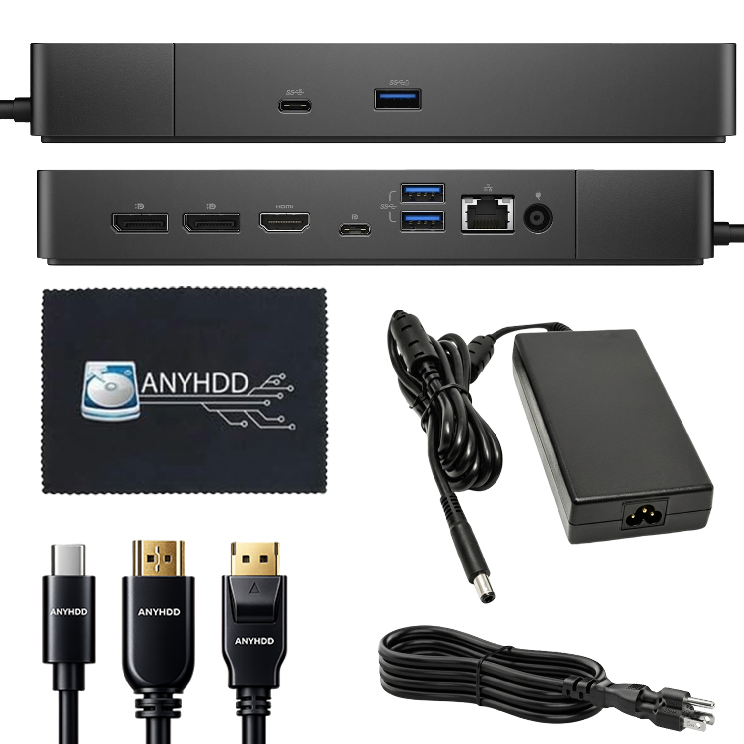 Dell Performance Dock WD19DCS USB-C Docking Station with 240W Power Adapter, HDMI, DisplayPort, Ethernet & Multi-Port Connectivity