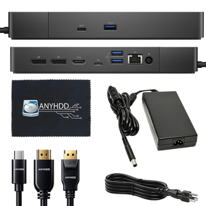 Dell Performance Dock WD19DCS USB-C Docking Station with 240W Power Adapter, HDMI, DisplayPort, Ethernet & Multi-Port Connectivity
