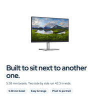 Dell P2422H 24" 16:9 IPS Computer Monitor Screen Bundle with Power Cord + USB 3.: Feature