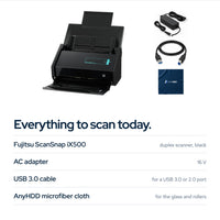 IX500 Scansnap Receipt Scanner: In the box