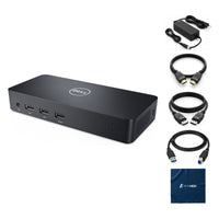 Dell D3100 USB 3.0 Ultra HD/4K Triple Display Docking Station (Renewed) with 65W: What's in the box