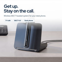 Poly CS540A DECT headset Bundle: On the desk