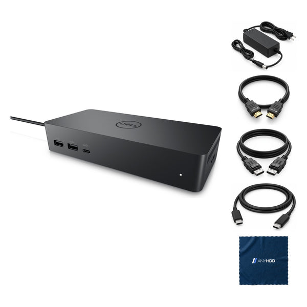 UD22 dell docking station dual monitor bundle usb c usb a universal dell dock fo: What's in the box