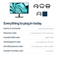 Dell Pro 24 P2426H Monitor Bundle: In the box