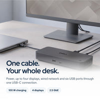Dell Pro Dock WD25: On the desk