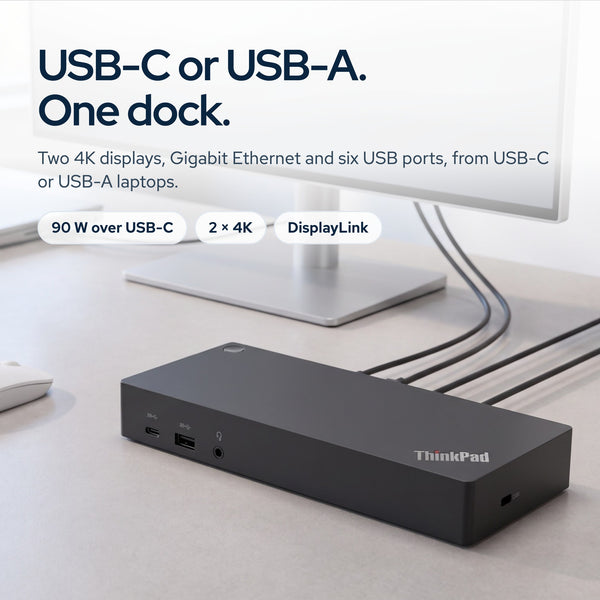 Lenovo ThinkPad Hybrid Dock 40AF0135US: On the desk
