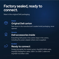 UD22 dell docking station dual monitor bundle usb c usb a universal dell dock fo: Factory sealed