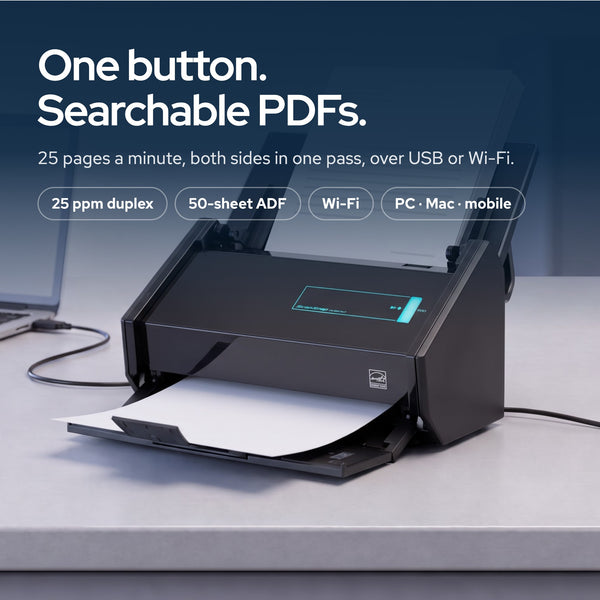 IX500 Scansnap Receipt Scanner: On the desk