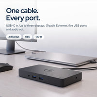 Dell WD15 USB-C Docking Station with HDMI, DisplayPort, Ethernet and USB Ports f: On the desk
