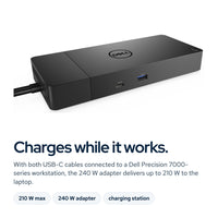 Dell Performance Dock WD19DCS USB-C Docking Station with 240W Power Adapter, HDM: Feature
