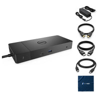 Dell WD19TB Thunderbolt Docking Station with 180W Adapter, HDMI, DP, Thunderbolt: What's in the box