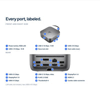 HP Thunderbolt 4 Ultra 280W G6 Docking Station, 330W, Quad Display Support, Incl: Ports