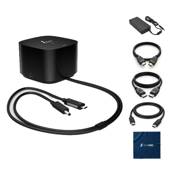 HP Thunderbolt Dock G4 280W Docking Station (4J0G4AA#ABA) – Includes HDMI, Displ: What's in the box