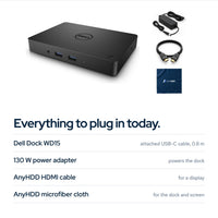 Dell WD15 USB-C Docking Station with HDMI, DisplayPort, Ethernet and USB Ports f: In the box