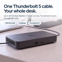 Dell Pro Thunderbolt 5 Smart Dock SD25TB5 300W Power Delivery: On the desk