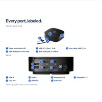 HP Universal Dock G2: Ports