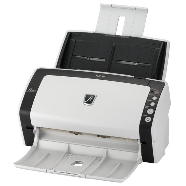FI-6130 Document Scanner Bundle with 24V AC Adapter + USB 2.0 Cable + Microfiber: What's in the box
