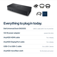 Dell D6000S Universal Docking Station: In the box