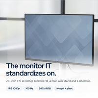 Dell Pro 24 Plus Monitor P2425H: On the desk