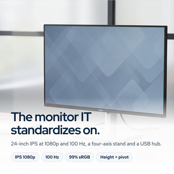 Dell Pro 24 Plus Monitor P2425H: On the desk