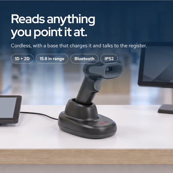 Honeywell Voyager Extreme Performance (XP) 1472g Wireless Barcode Scanner – 2D/1: On the desk