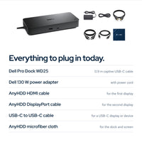 Dell Pro Dock WD25: In the box