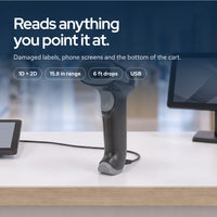 Honeywell Voyager 1470g Bundle: On the desk