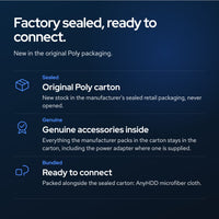 Poly CS540A DECT headset Bundle: Factory sealed